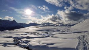 Diese traumhafte Landschaft vor Augen lag ich mit Covid 19 niedergestreckt